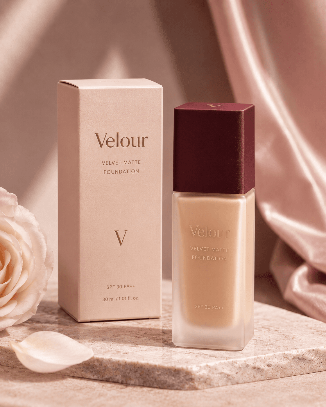 Velour Fond de Velours 벨벳 밀착 커버 파운데이션 30ml 10colors