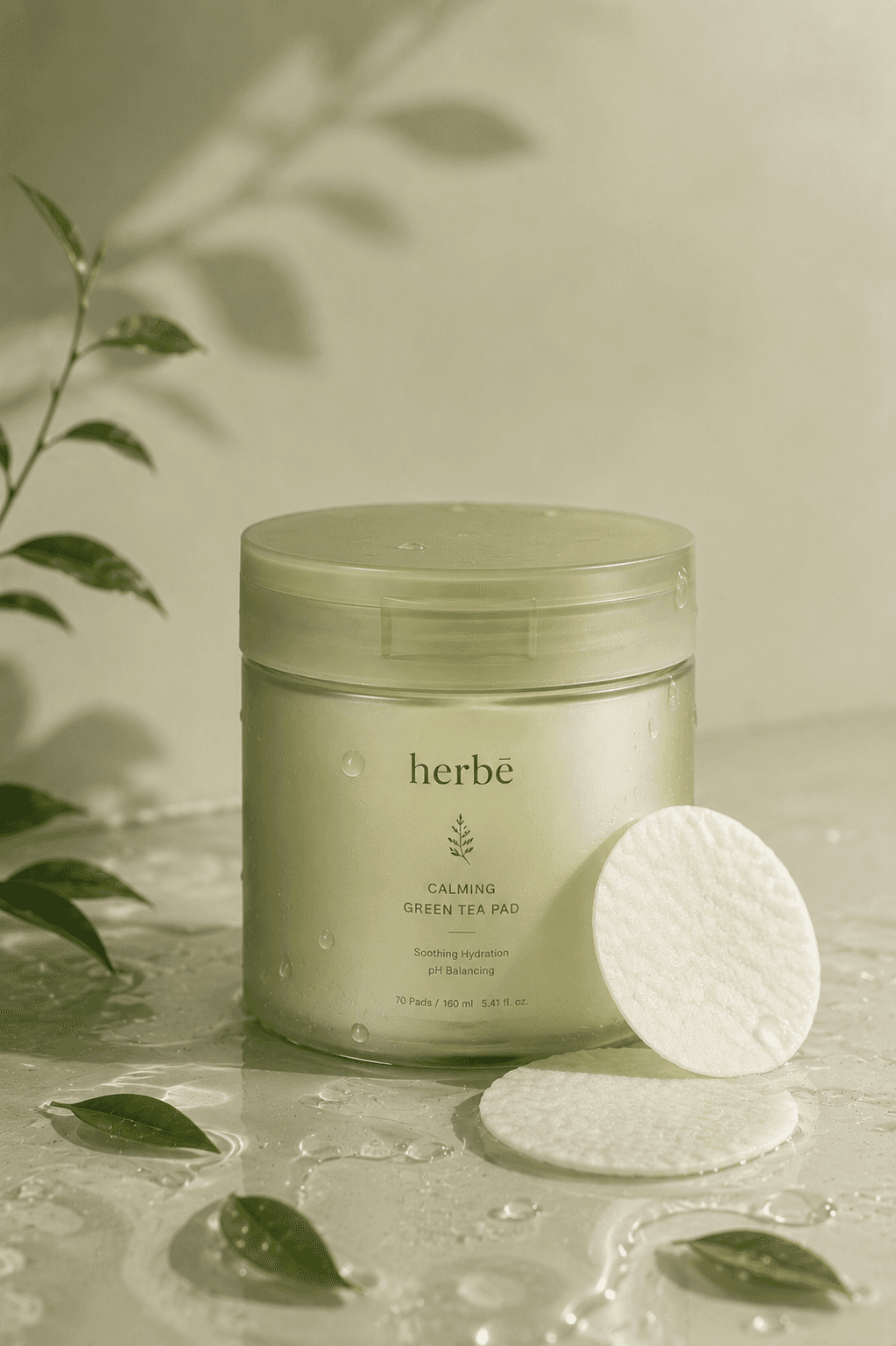 herbé 카밍 그린티 패드 160ml / 70매